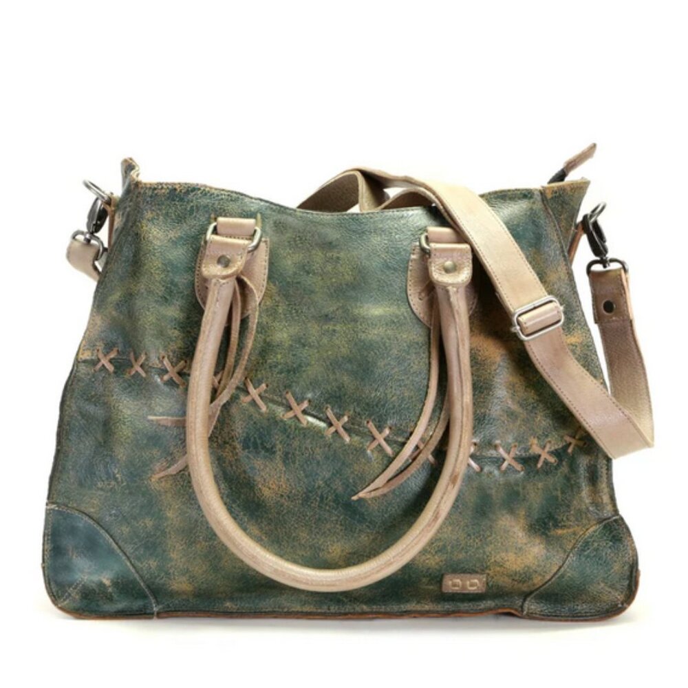 Bed Stu Bruna Dark Teal Lux Bag EUC, MSRP $300